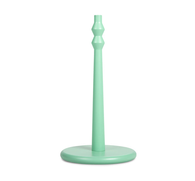 Wooden Kitchen Roll Holder in Opaline Green – British Colour Standard
