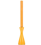 BRITISH COLOUR STANDARD - 15cm H / 5.9'' H Medium Saffron Yellow Candleholder