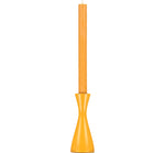 BRITISH COLOUR STANDARD - 15cm H / 5.9'' H Medium Saffron Yellow Candleholder