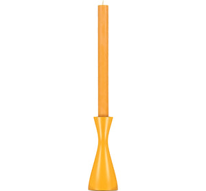 BRITISH COLOUR STANDARD - 15cm H / 5.9'' H Medium Saffron Yellow Candleholder