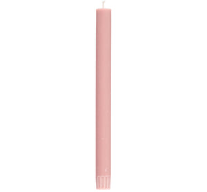 BRITISH COLOUR STANDARD - 25cm / 10'' H Old Rose Eco Dinner Candles, 25 per pack