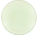 Malachite Green Glass Tableware Set Offer - 6 x Dinner Plates, 6 x Side Plates, 6 x Bowls