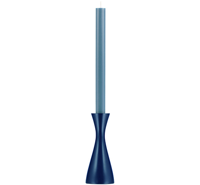 BRITISH COLOUR STANDARD - 15cm H / 5.9'' H Medium Midnight Blue Candleholder