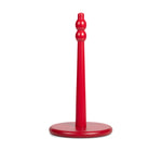 Wooden Kitchen Roll Holder in Chilli Red