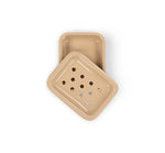 BRITISH COLOUR STANDARD - Enamel Soap Dish in Mushroom