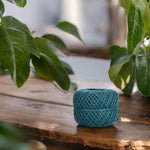 Jute Twine Ball in Petrol Blue