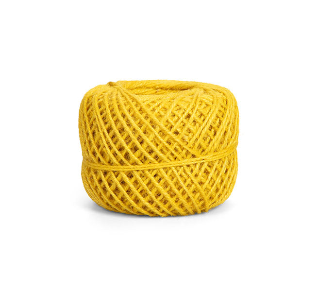 Jute Twine Ball in Jasmine Yellow