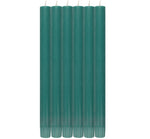 BRITISH COLOUR STANDARD - 25cm / 10'' H Beryl Green Eco Dinner Candles, Gift Box of 6