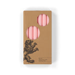 BRITISH COLOUR STANDARD - 25cm / 10'' H Orchid Pink Eco Dinner Candles, Gift Box of 6