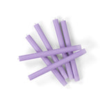 BRITISH COLOUR STANDARD - 25cm / 10'' H Verbena Mauve Eco Dinner Candles, Gift Box of 6