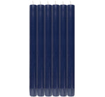 BRITISH COLOUR STANDARD - 25cm / 10'' H Midnight Blue Eco Dinner Candles, Gift Box of 6