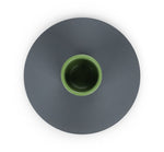 Small Two-Tone Indigo & Olive Metal Candleholder