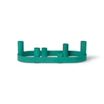 BRITISH COLOUR STANDARD - Oval Metal Candelabra Ring in Beryl Green