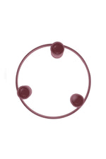 Round Metal Candelabra Ring in Old Rose