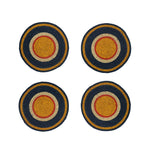 BRITISH COLOUR STANDARD Seagrass Placemat 12.25"  in Midnight Blue / Guardsman Red