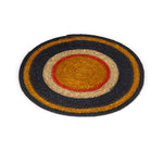 BRITISH COLOUR STANDARD Seagrass Placemat 12.25"  in Midnight Blue / Guardsman Red