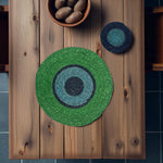 BRITISH COLOUR STANDARD Seagrass Placemat 12.25" in Beryl Green / Midnight Blue