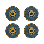 BRITISH COLOUR STANDARD Seagrass Placemat 12.25" in Pompadour / Midnight Blue