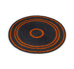 BRITISH COLOUR STANDARD Seagrass Placemat 12.25" in Midnight Blue / Rust