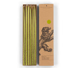 BRITISH COLOUR STANDARD - Thin Taper Candles - Olive Green