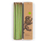 BRITISH COLOUR STANDARD - Thin Taper Candles - Grass Green