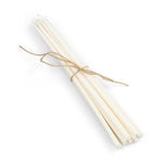 BRITISH COLOUR STANDARD - Thin Taper Candles - Pearl White