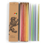 BRITISH COLOUR STANDARD - Thin Taper Candles - Rainbow