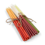 BRITISH COLOUR STANDARD - Thin Taper Candles - Two-Tone in Pistachio and Eau De Nil