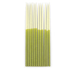 BRITISH COLOUR STANDARD - Thin Taper Candles - Two-Tone in Pistachio and Eau De Nil