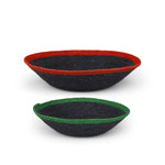 BRITISH COLOUR STANDARD Seagrass Large Bowl - Guardsman Red / Midnight Blue