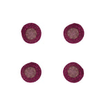 BRITISH COLOUR STANDARD Seagrass Coaster, 4.5" D - Guardsman Red / Venetian Pink