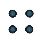 BRITISH COLOUR STANDARD Seagrass Coaster, 4.5" D - Tropic Turquoise / Midnight Blue