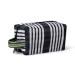 BRITISH COLOUR STANDARD - Eco Woven Wash Bag in Jet and Grass Green