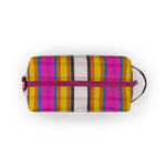 BRITISH COLOUR STANDARD - Eco Woven Wash Bag in Indian Yellow and Magenta