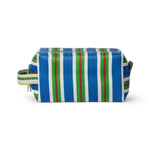 BRITISH COLOUR STANDARD - Eco Woven Wash Bag in Medici Blue and Grass Green