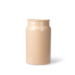 BRITISH COLOUR STANDARD Enamel Toliet Brush Holder & Brush in Mushroom