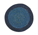 NEW! BRITISH COLOUR STANDARD Seagrass Serving Mat 14.9 " in Pompadour / Midnight