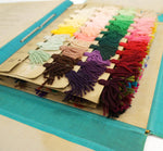 BRITISH COLOUR STANDARD Seagrass Coaster, 4.5" D - Midnight Blue / Tuscan Yellow