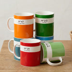 BRITISH COLOUR STANDARD - Colour Dictionary Mug - Orange Flame