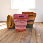 BRITISH COLOUR STANDARD Seagrass Waste Paper Basket in Guardsman / Neyron