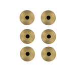BRITISH COLOUR STANDARD Thin Taper Candleholder in Old Gold - Set of 6