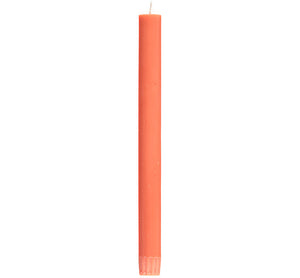 BRITISH COLOUR STANDARD - 25cm / 10'' H Rust Eco Dinner Candles, 25 per pack