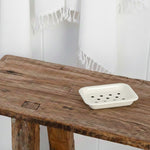 BRITISH COLOUR STANDARD - Enamel Soap Dish in Stone White