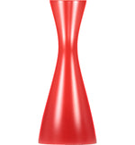 BRITISH COLOUR STANDARD - 15cm H / 5.9'' H Medium Oriental Red Candleholder