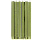 BRITISH COLOUR STANDARD - 25cm / 10'' H Olive Eco Dinner Candles, Gift Box of 6