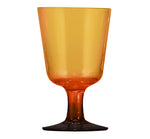 BRITISH COLOUR STANDARD - 13.5 cm H / 5.25'' Almond Shell Handmade Wine Glass