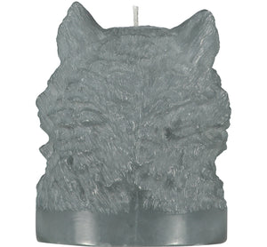 BRITISH COLOUR STANDARD - Gunmetal Grey Wolf Head, Eco Candle