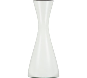 BRITISH COLOUR STANDARD - 15cm H / 5.9'' H Medium Pearl White Candleholder