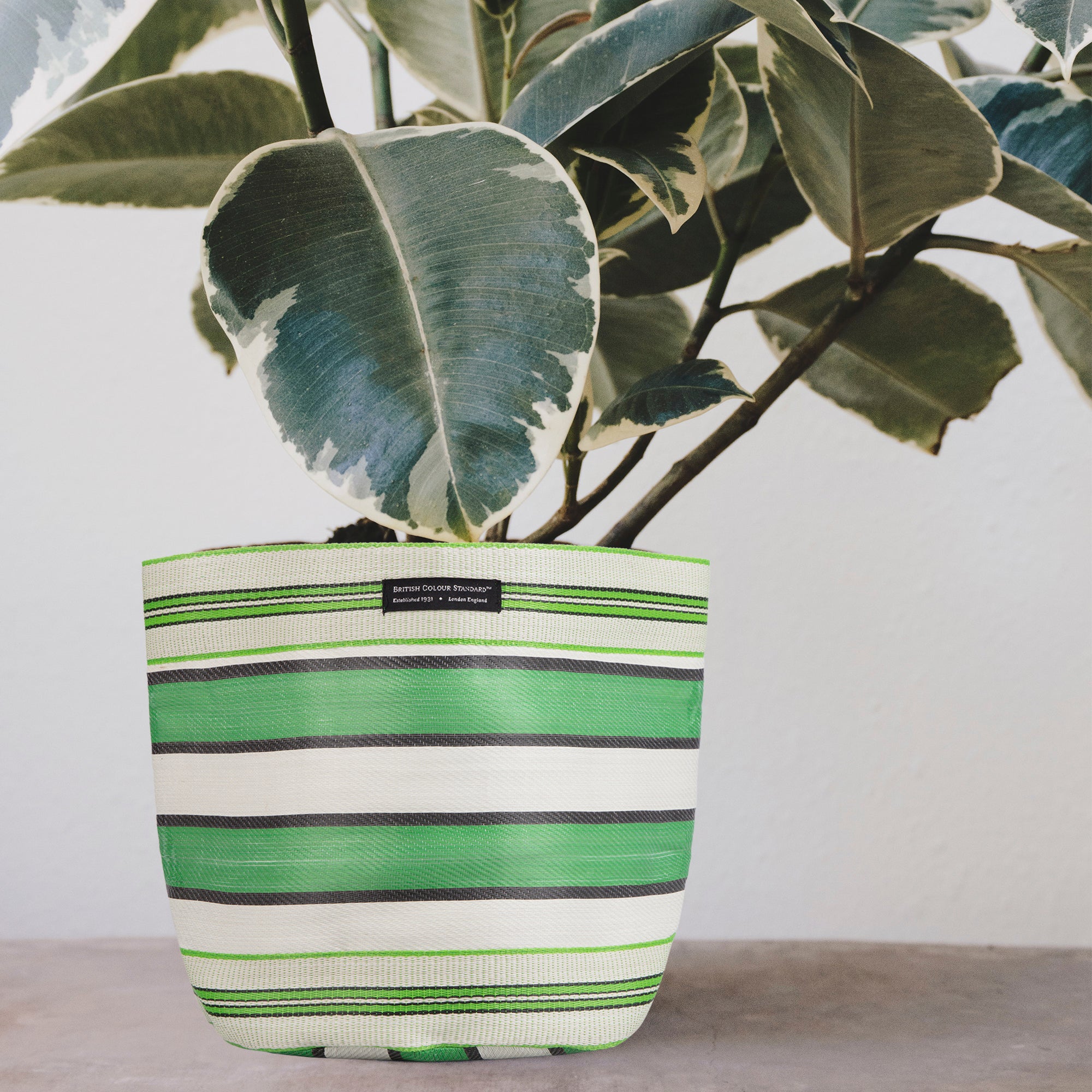 large plant pot covers BRITISH COLOUR STANDARD - Large 28 cm x 28 cm / 11'' x 11''