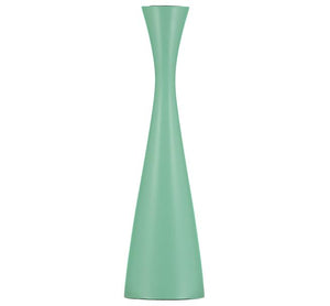 BCS76 Tall Opaline Green Wooden Candleholder